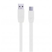 Кабель USB 1 м белый Remax Full Speed RC-001m